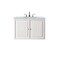 James Martin Vanities Athens 36in Single Vanity, Glossy White w/ 3 CM Carrara White Top E645-V36-GW-3CAR - alternate 7